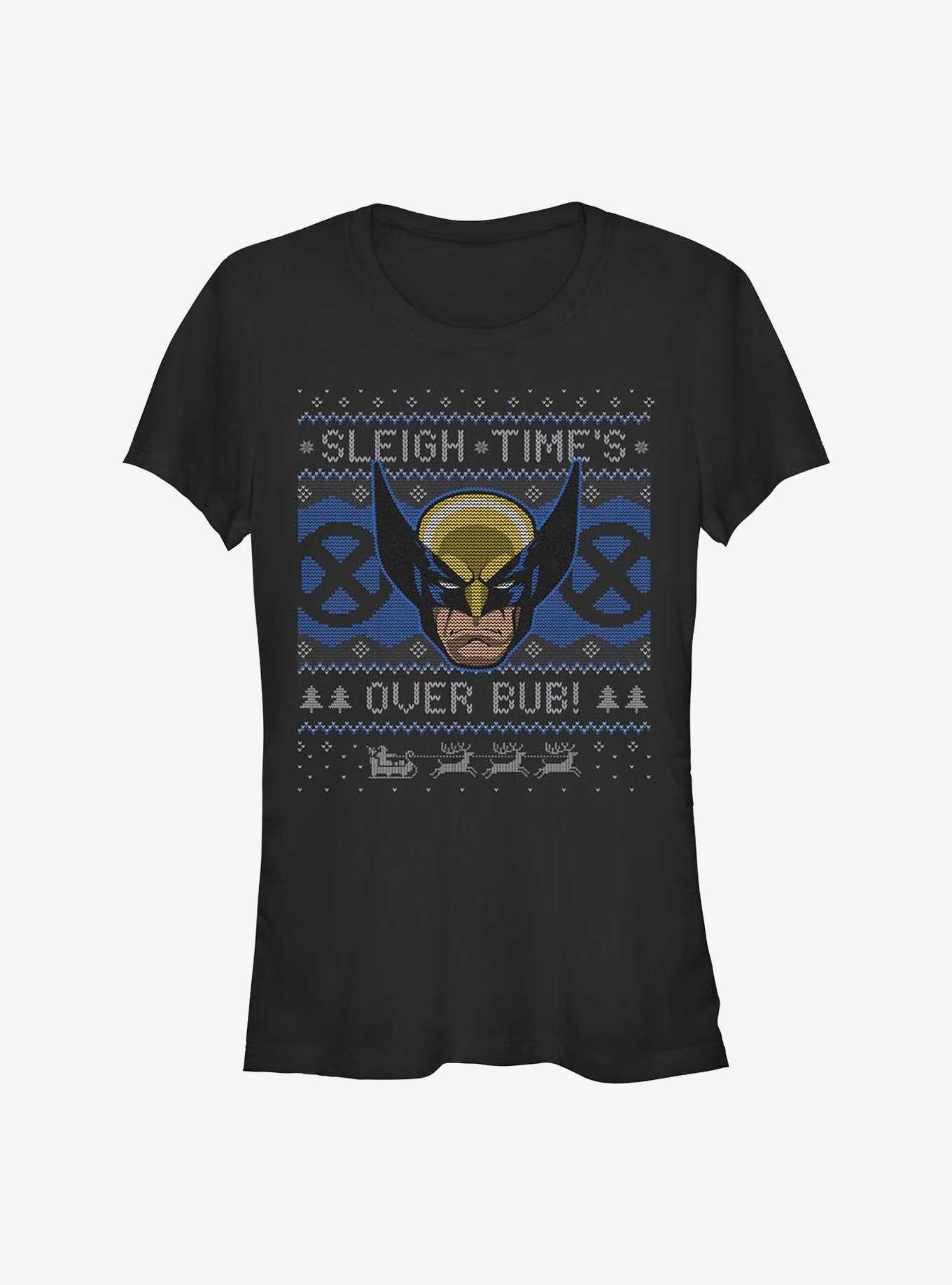Marvel X-Men Wolverine Ugly Christmas Girls T-Shirt | Premium Unisex T-Shirt, Trending Graphic Tee