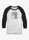 Nintendo Mario Checkered Mario Raglan T-Shirt