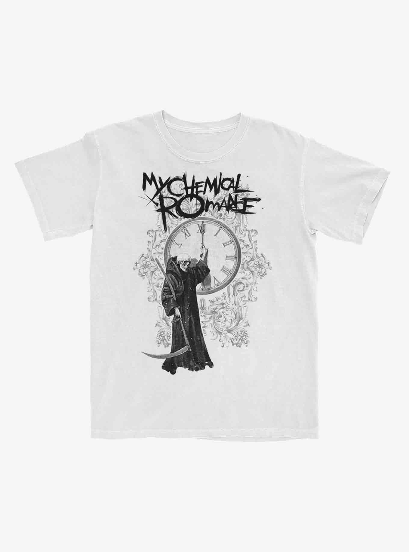 My Chemical Romance Grim Reaper Clock TShirt Graphic Tee | Graphic Tee | Unisex Shirt | High-Quality Print