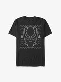 Marvel Black Panther Mask Ugly Christmas T-Shirt T-Shirt | Vintage Graphic Vibe | Great Gift Idea