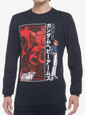 Mobile Suit Gundam Wing Trowa LongSleeve TShirt Graphic Tee | Graphic Tee | Unisex Shirt | Premium Quality Apparel