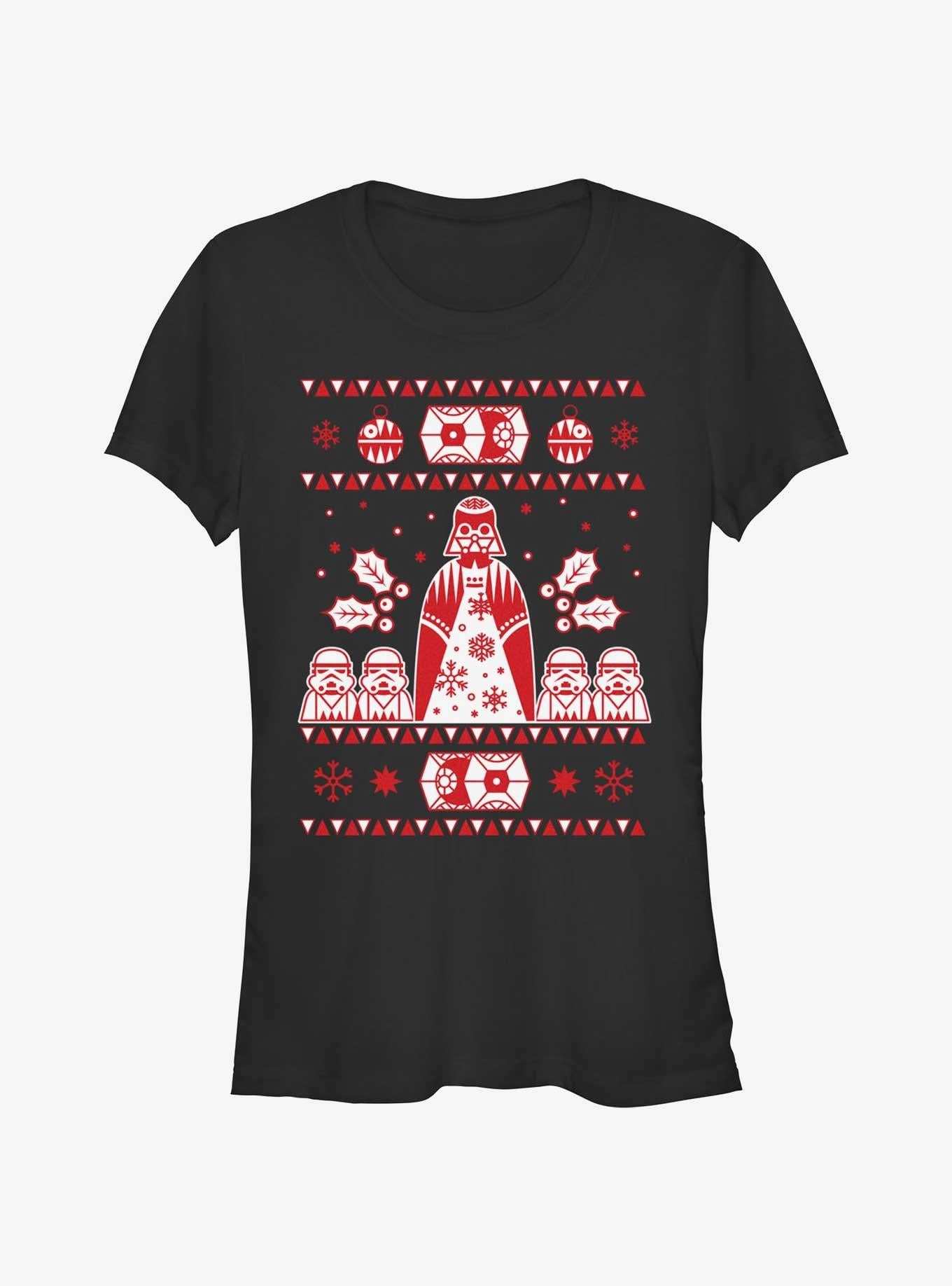 Star Wars Empire Ugly Christmas Girls T-Shirt | Premium Unisex T-Shirt, Trending Graphic Tee