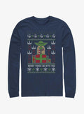 Star Wars Yoda Ugly Christmas Long-Sleeve T-Shirt T-Shirt | Exclusive Art Design | Top Pick For Fans