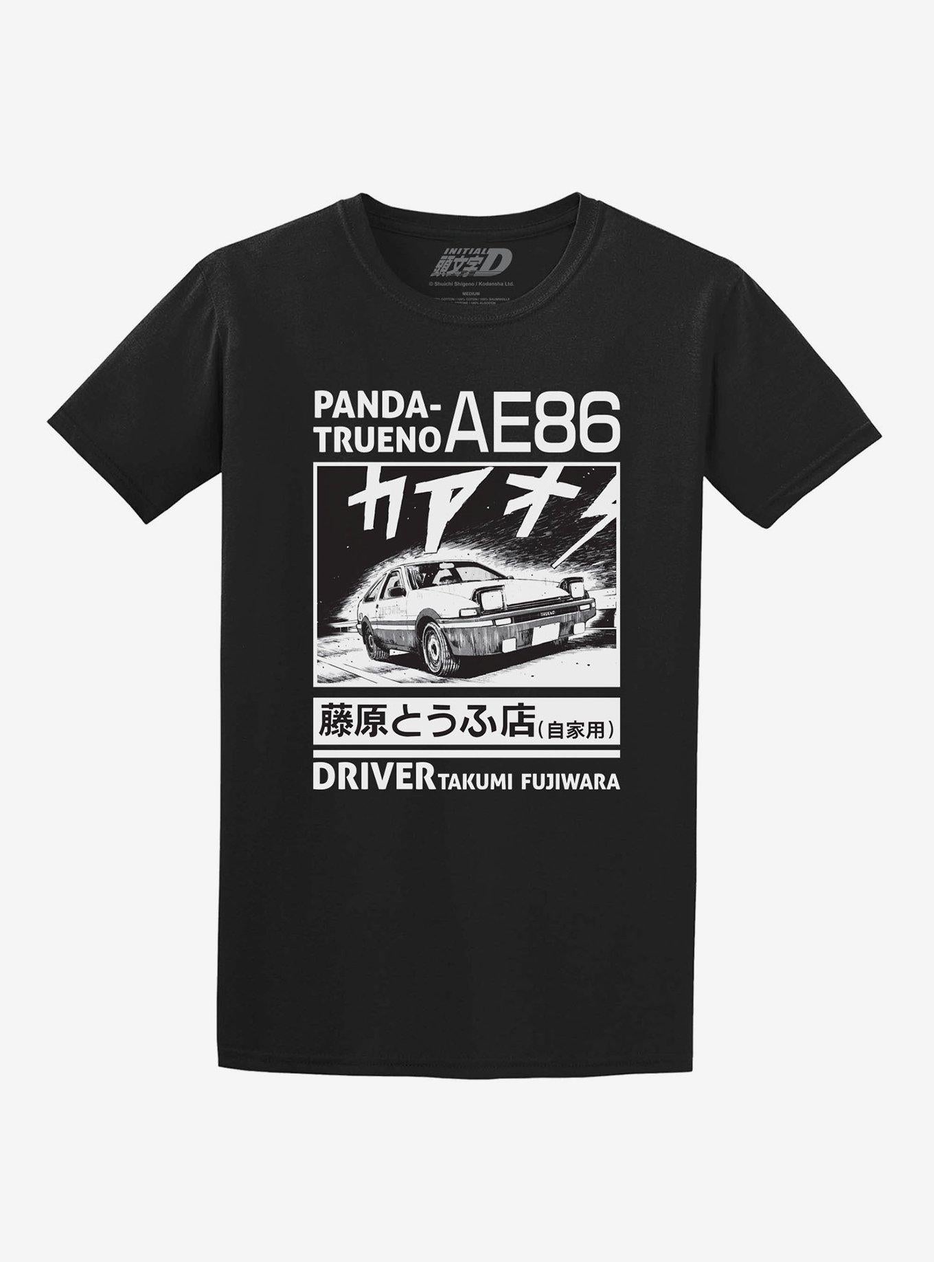 Initial D Panda Trueno DoubleSided TShirt Graphic Tee | Graphic Tee | Unisex Shirt | Best-Selling Design