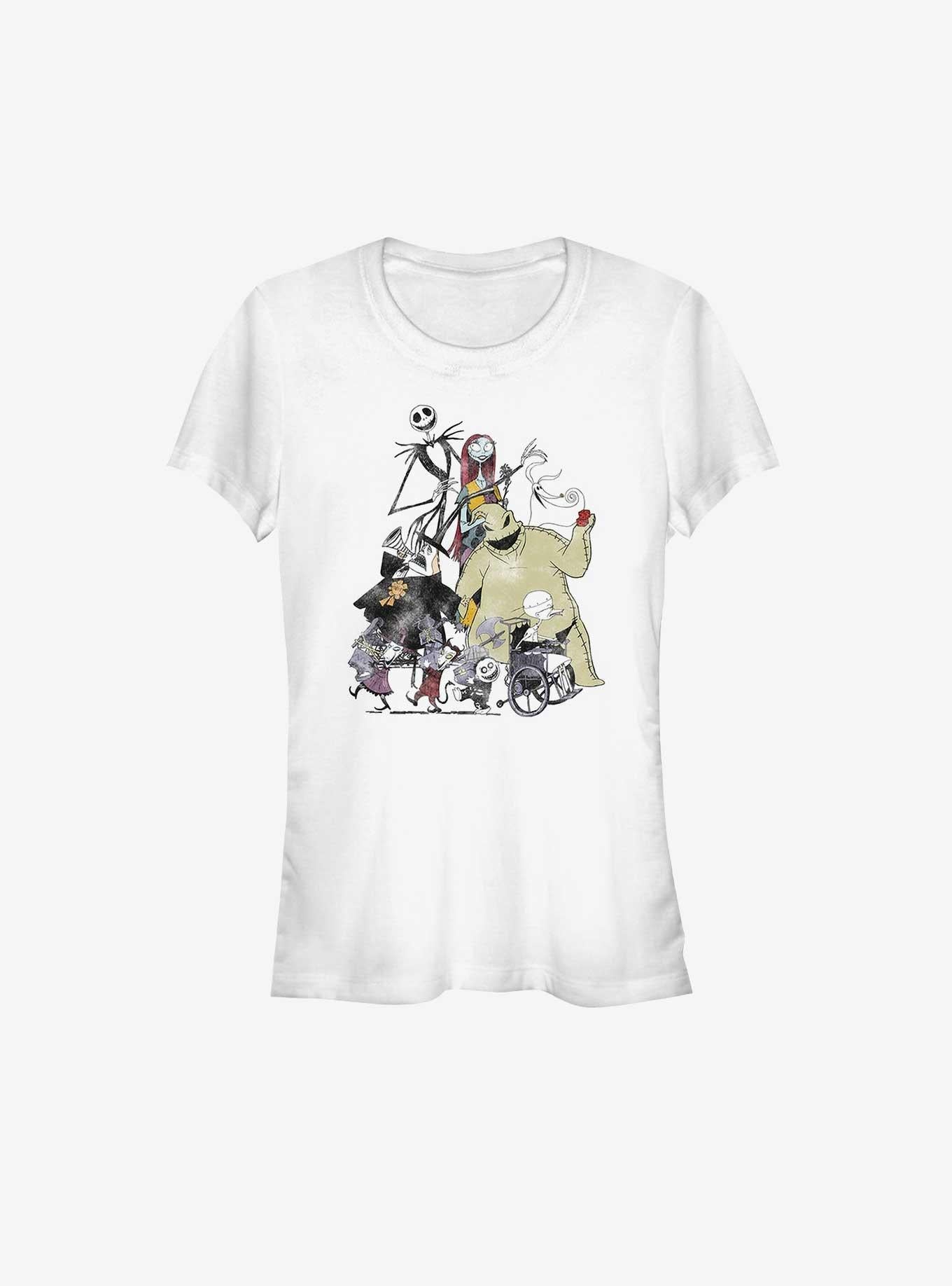 Disney The Nightmare Before Christmas Halloween Town Members Girls T-Shirt T-Shirt | Premium Graphic | Great Gift Idea