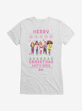 Barbie Merry Christmas Let's Rock Ugly Christmas Pattern Girls T-Shirt T-Shirt | Fan Favorite Style | Great Gift Idea