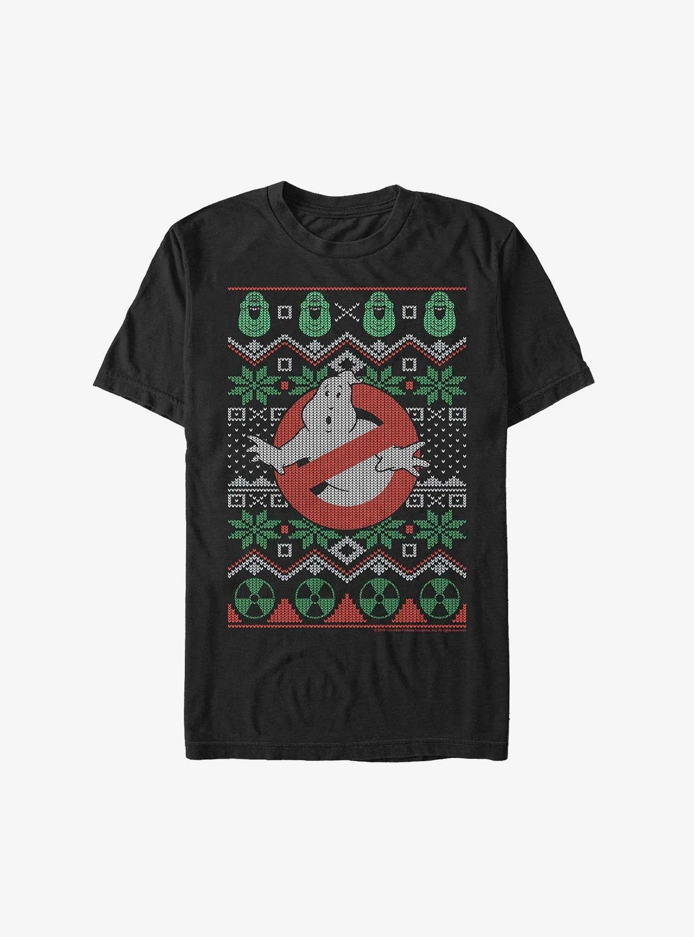 Ghostbusters Logo Ugly Christmas Extra Soft T-Shirt T-Shirt | Exclusive Art Design | Trending Now