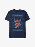 Disney Lilo Stitch Santa Stitch and Scrump Ugly Christmas Extra Soft T-Shirt T-Shirt | Exclusive Art Design | Trending Now