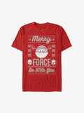 Star Wars The Mandalorian Grogu Merry Force Be With You Ugly Christmas Extra Soft T-Shirt | Premium Unisex T-Shirt, Trending Graphic Tee