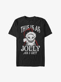 The Nightmare Before Christmas This Is As Jolly As I Get Santa Jack Extra Soft T-Shirt T-Shirt | Exclusive Art Design | Must-Have Style