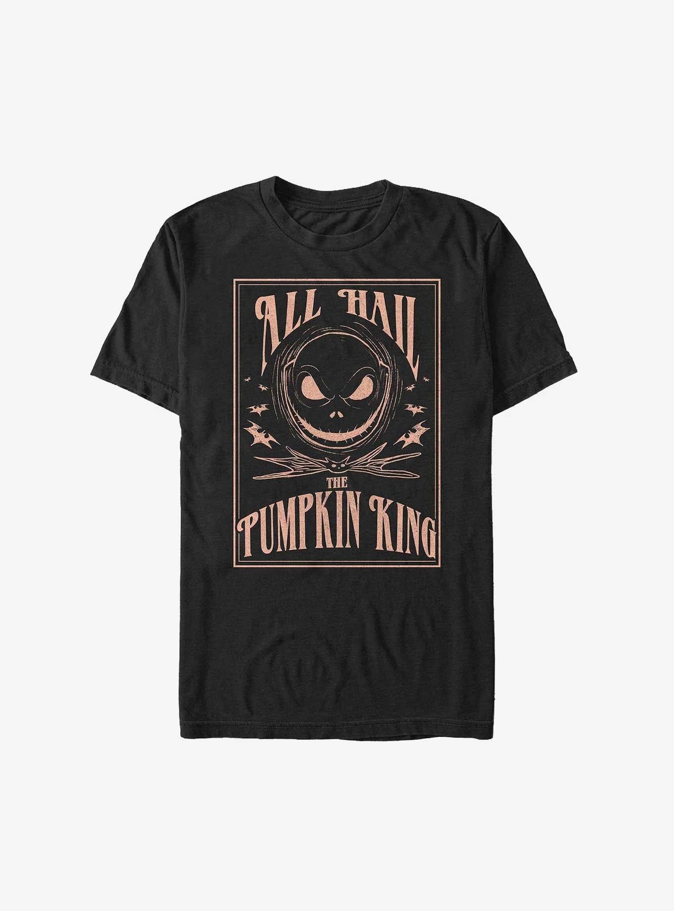 Disney The Nightmare Before Christmas Hail The Pumpkin King Extra Soft T-Shirt T-Shirt | Best-Selling Design | Trending Now