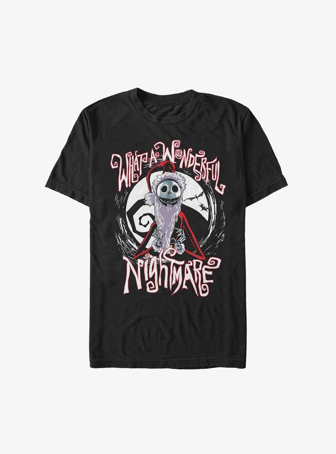 Disney The Nightmare Before Christmas Santa Jack What A Wonderful Nightmare Extra Soft T-Shirt T-Shirt | Fan Favorite Style | High Demand Item