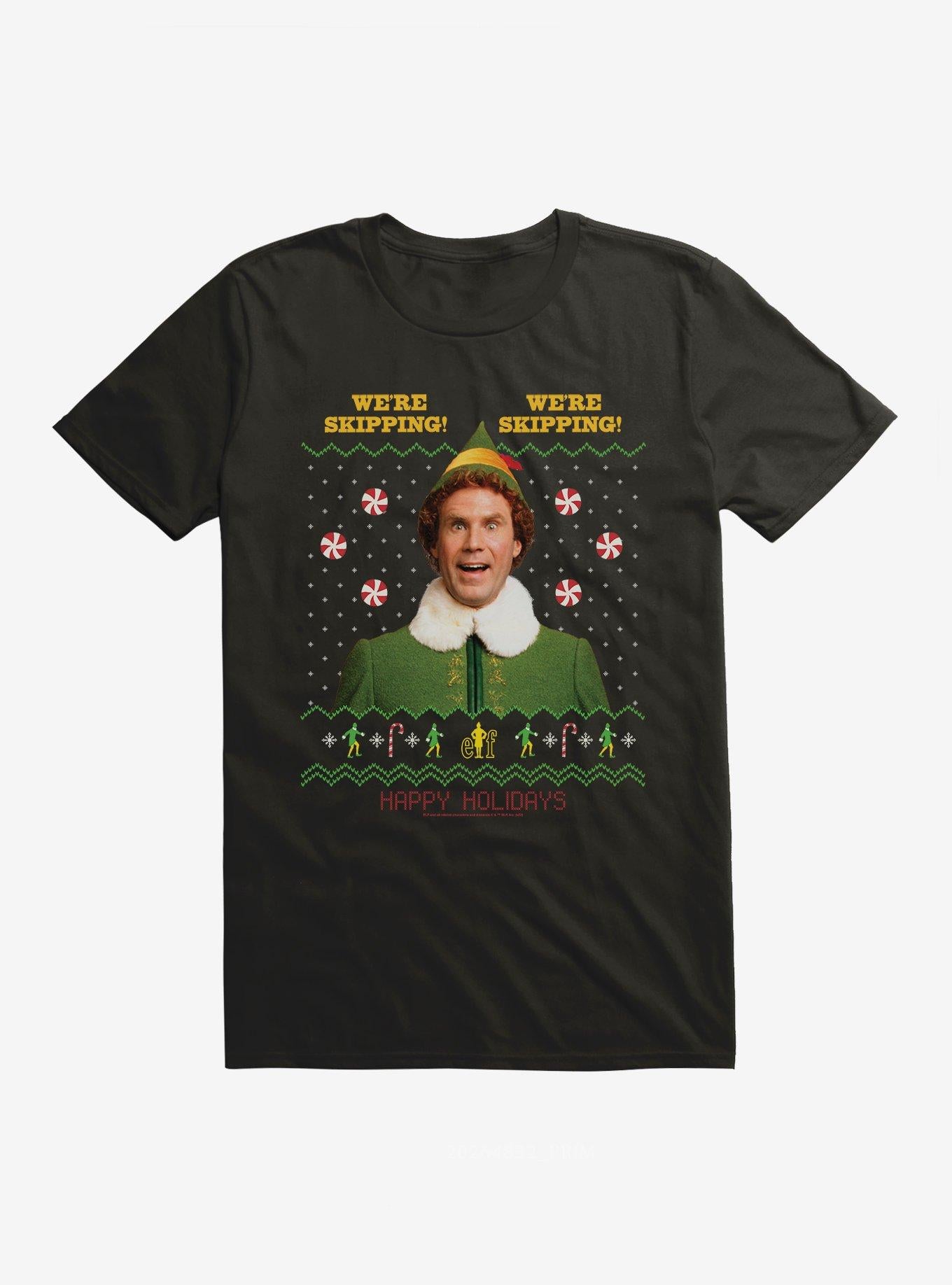 Elf We're Skipping We're Skipping T-Shirt | Premium Unisex T-Shirt, Trending Graphic Tee