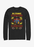 Marvel Doctor Strange Sorcerer Supreme Ugly Christmas Long-Sleeve T-Shirt | Premium Unisex T-Shirt, Trending Graphic Tee