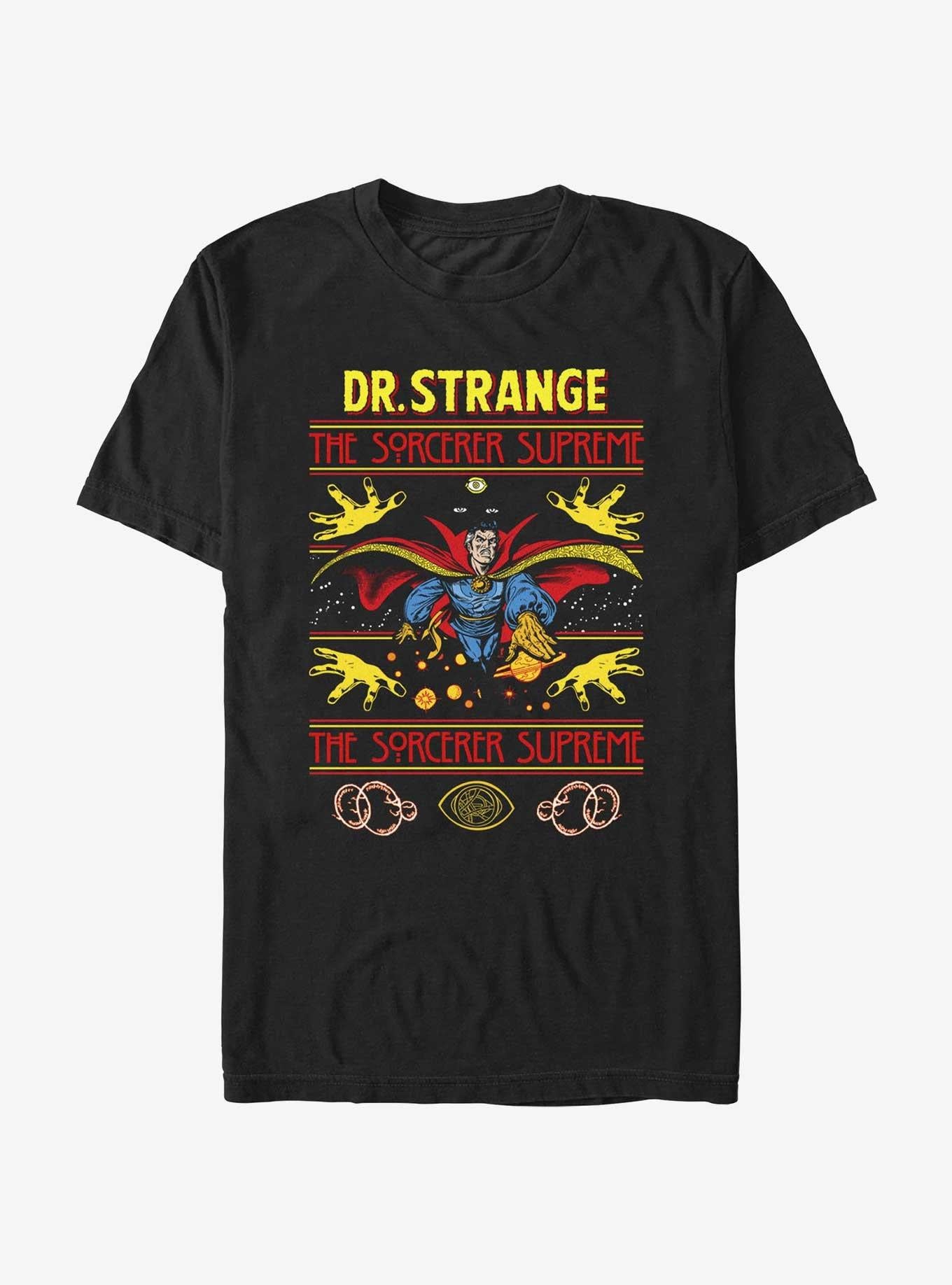 Marvel Doctor Strange Sorcerer Supreme Ugly Christmas T-Shirt T-Shirt | Best-Selling Design | Great Gift Idea