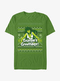 Marvel Hulk She-Hulk Season's Greetings Ugly Christmas T-Shirt | Premium Unisex T-Shirt, Trending Graphic Tee