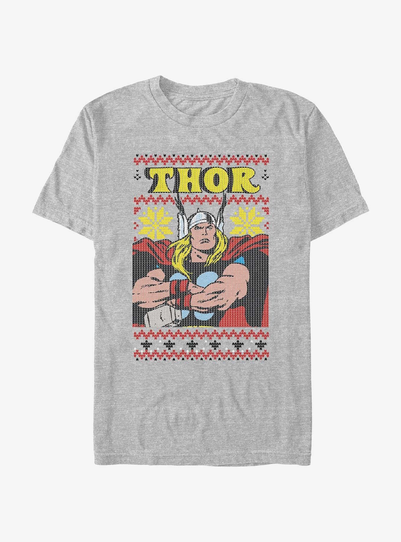Marvel Thor Asgardian Ugly Christmas T-Shirt T-Shirt | Exclusive Art Design | Must-Have Style