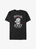 Disney The Nightmare Before Christmas Jolly Santa Jack Big Tall T-Shirt T-Shirt | High-Quality Print | Trending Now