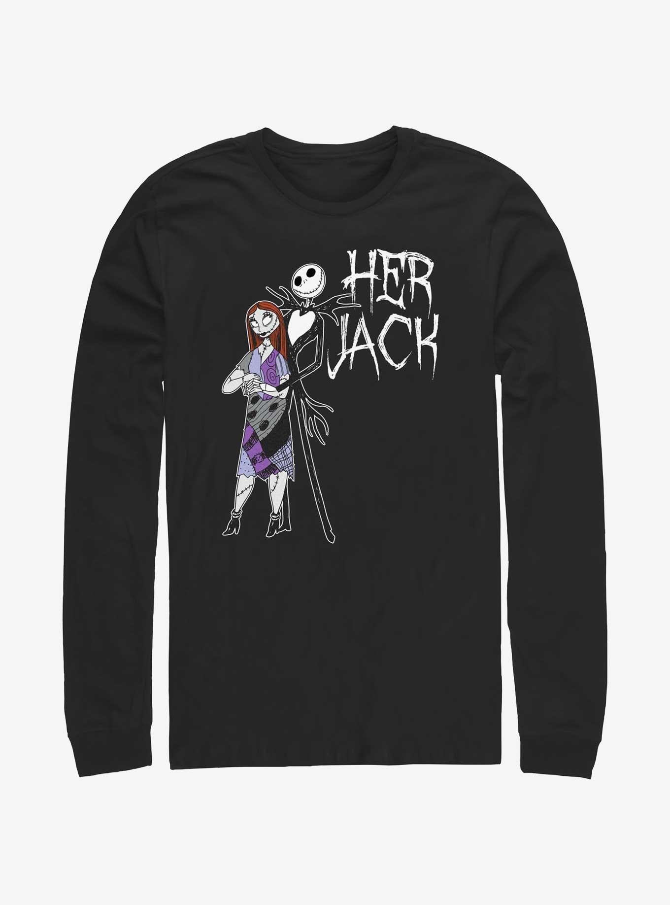 The Nightmare Before Christmas Her Jack Long-Sleeve T-Shirt T-Shirt | Vintage Graphic Vibe | High Demand Item
