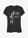 The Nightmare Before Christmas His Sally Girls T-Shirt T-Shirt | High-Quality Print | High Demand Item
