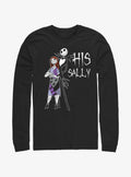The Nightmare Before Christmas His Sally Long-Sleeve T-Shirt T-Shirt | Exclusive Art Design | Must-Have Style