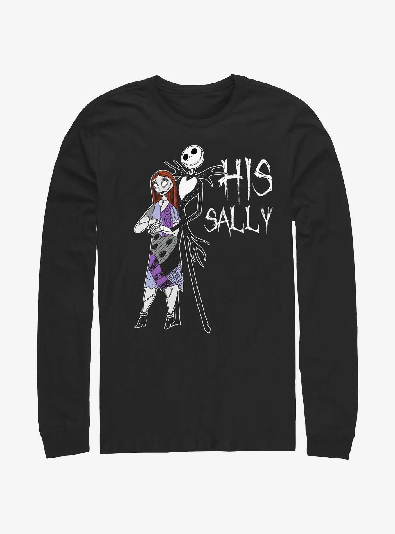 The Nightmare Before Christmas His Sally Long-Sleeve T-Shirt T-Shirt | Exclusive Art Design | Must-Have Style