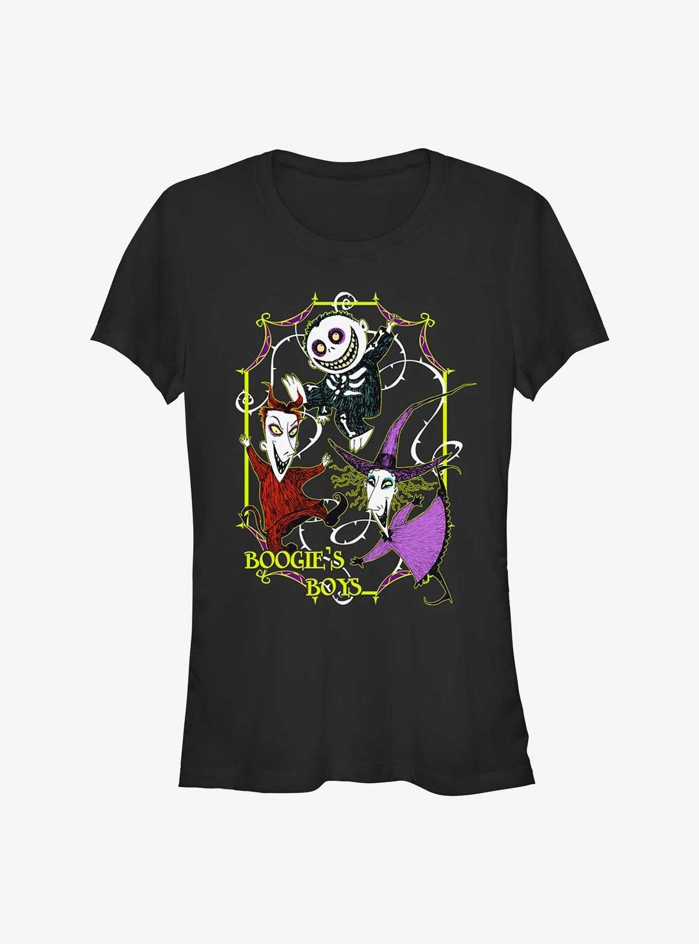 Disney The Nightmare Before Christmas Boogie's Boys Lock Shock Barrel Girls T-Shirt T-Shirt | Trending Streetwear Style | Perfect For Daily Wear