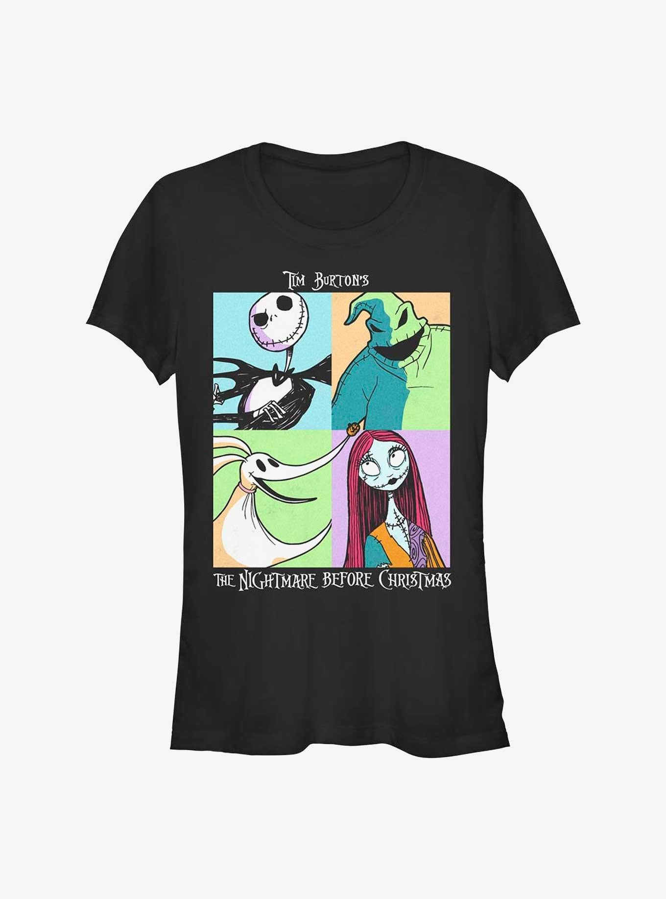 Disney The Nightmare Before Christmas Spooky Squares Girls T-Shirt T-Shirt | High-Quality Print | Great Gift Idea