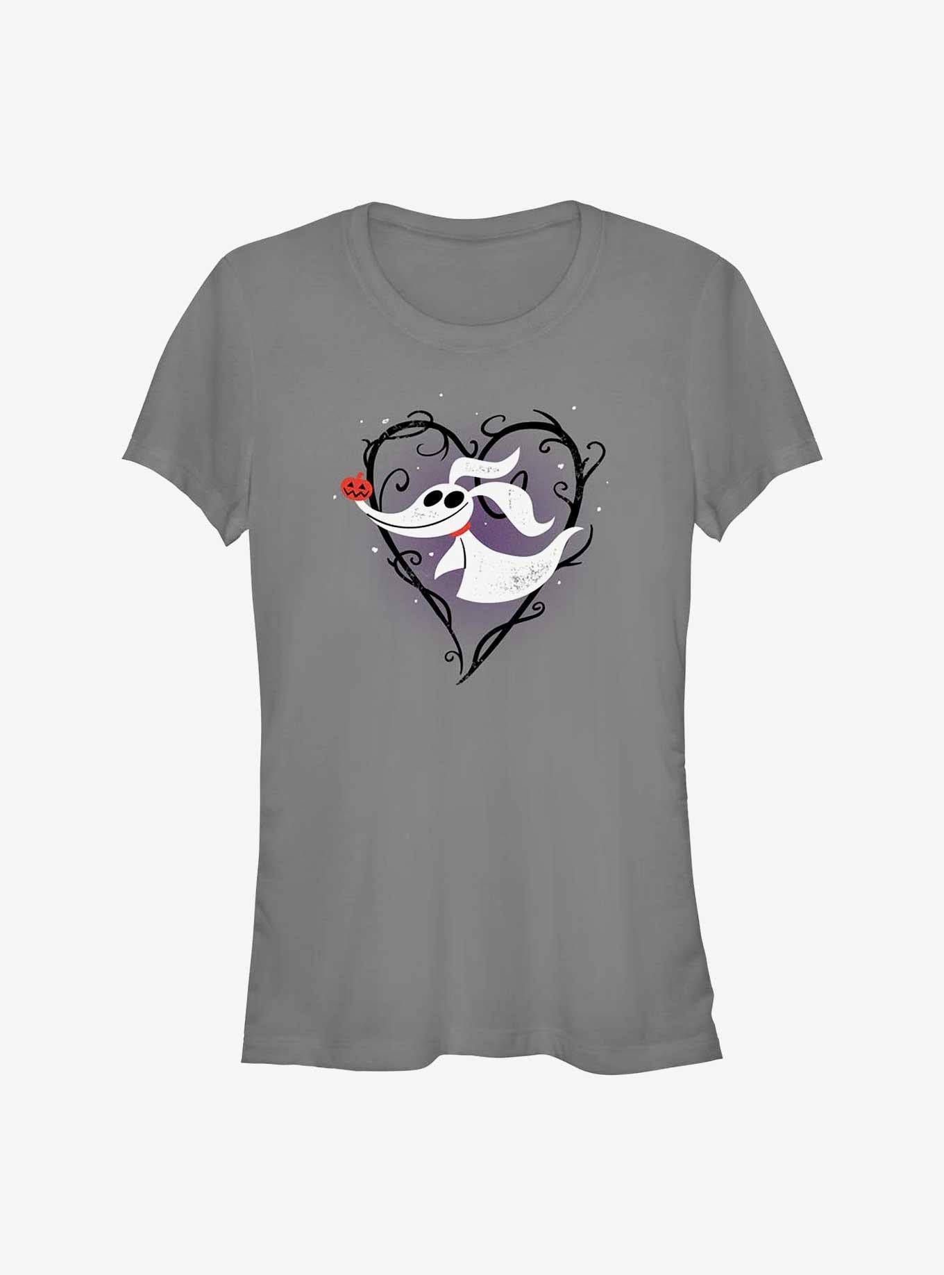 The Nightmare Before Christmas Zero Heart Girls T-Shirt T-Shirt | Fan Favorite Style | Great Gift Idea