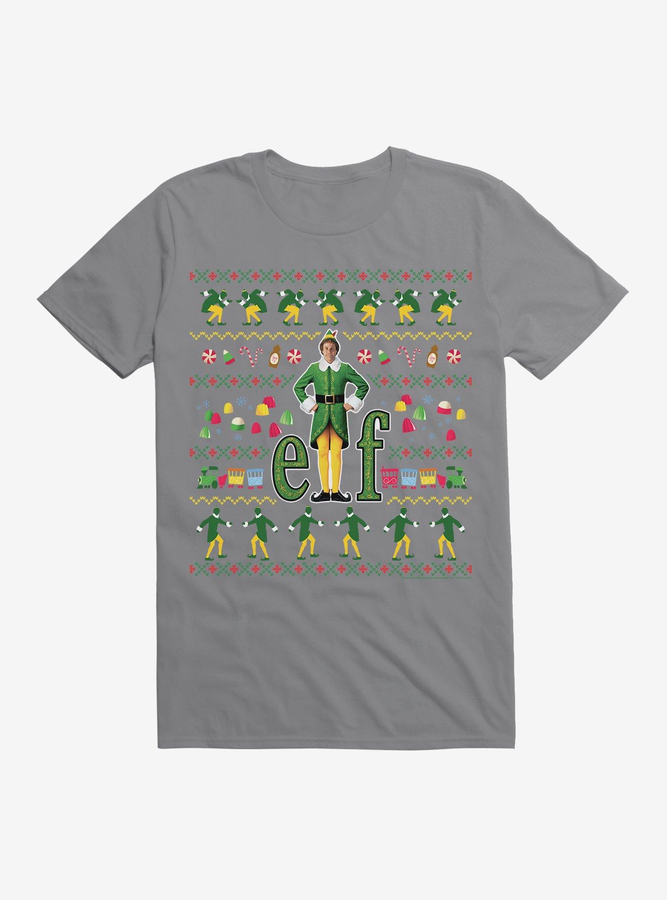 Elf Movie Ugly Christmas Pattern T-Shirt T-Shirt | Exclusive Art Design | Great Gift Idea