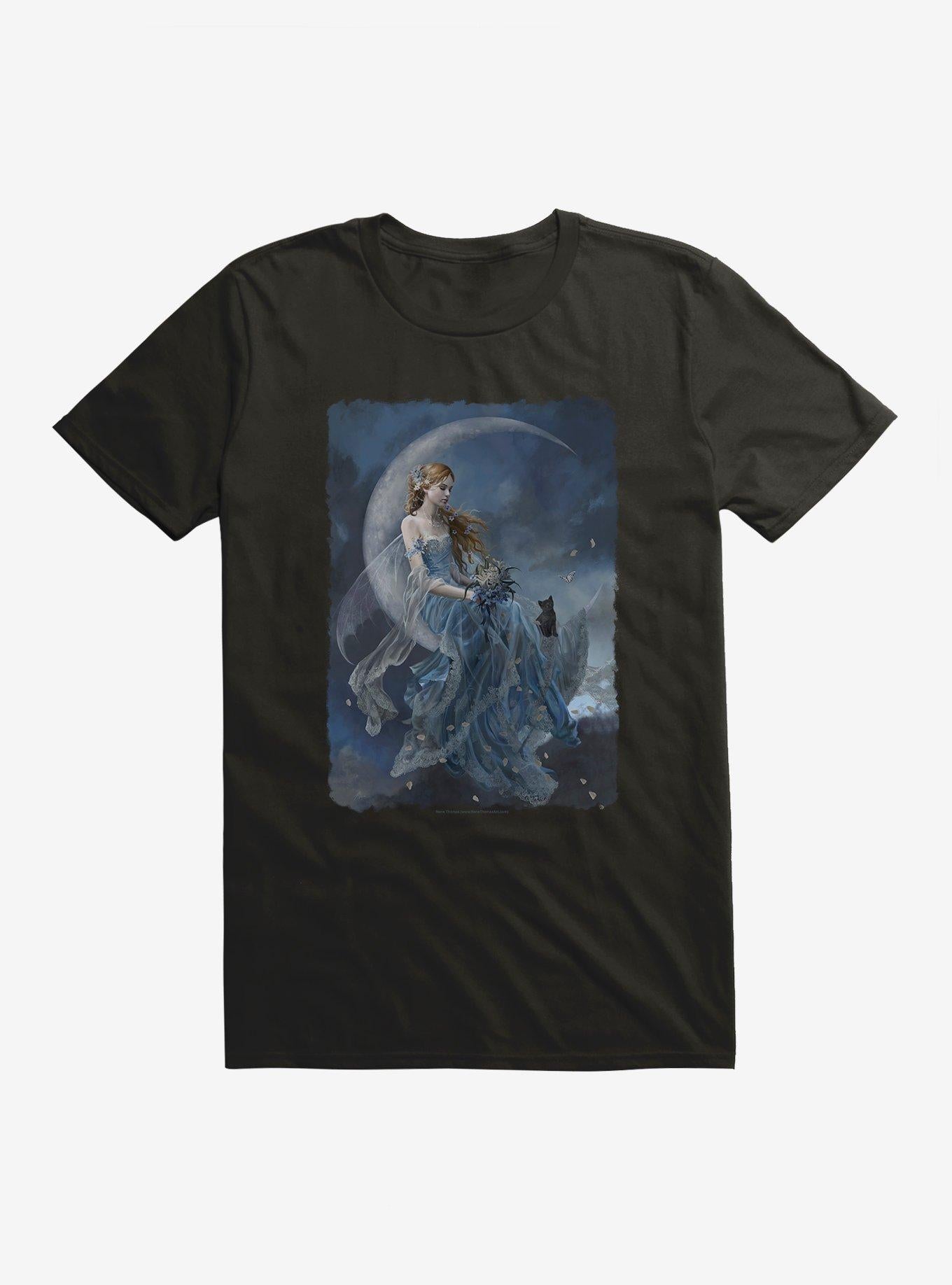 Wind Moon T Shirt by Nene Thomas T Shirt Premium Print Gift Ready