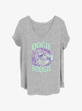 Disney The Nightmare Before Christmas Oogie Boogie Girls T-Shirt Plus Size T-Shirt | Bold Graphic Edition | Great Gift Idea