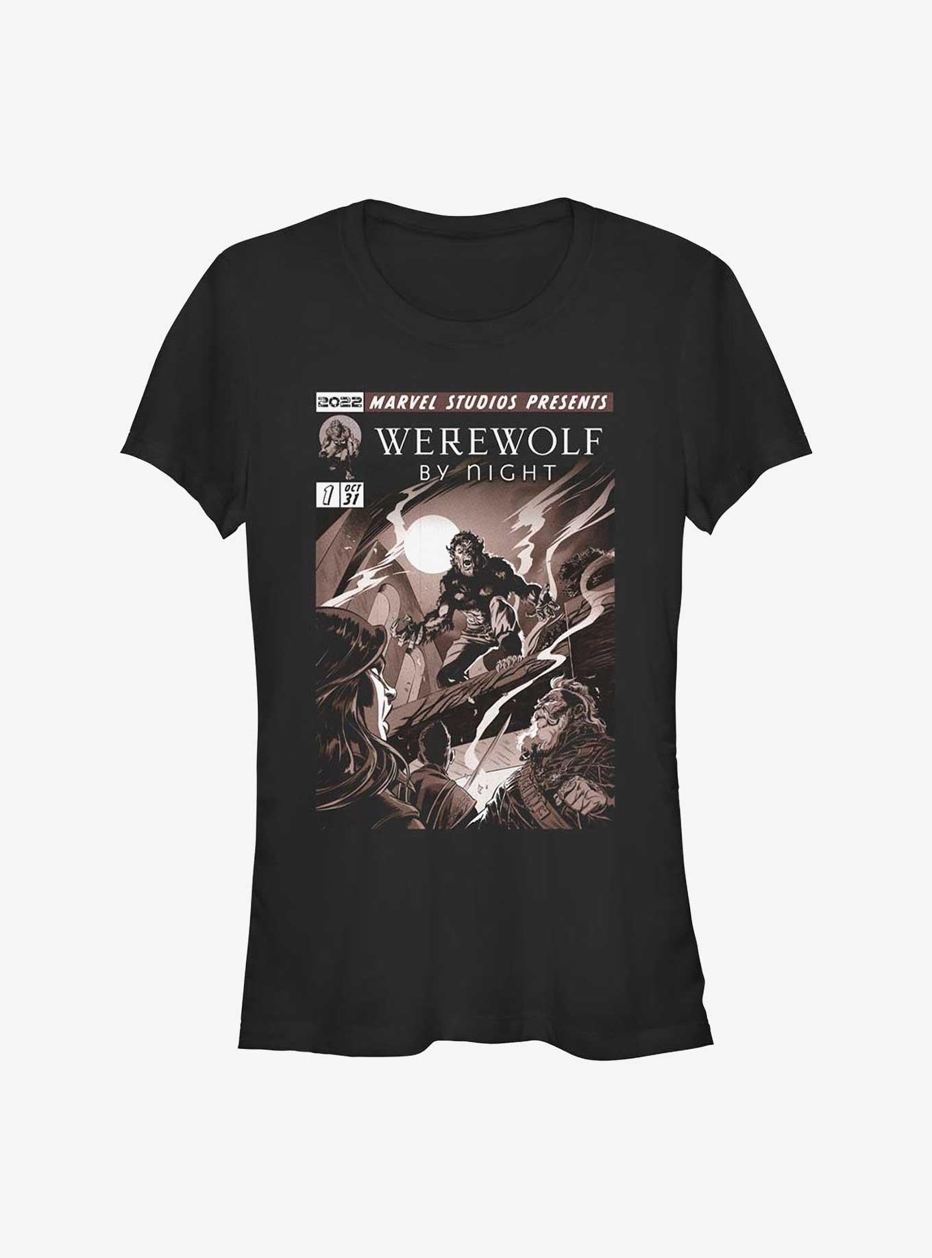 Studios Special Presentation Werewolf By Night Cover Art Girls T Shirt T Shirt Trending US