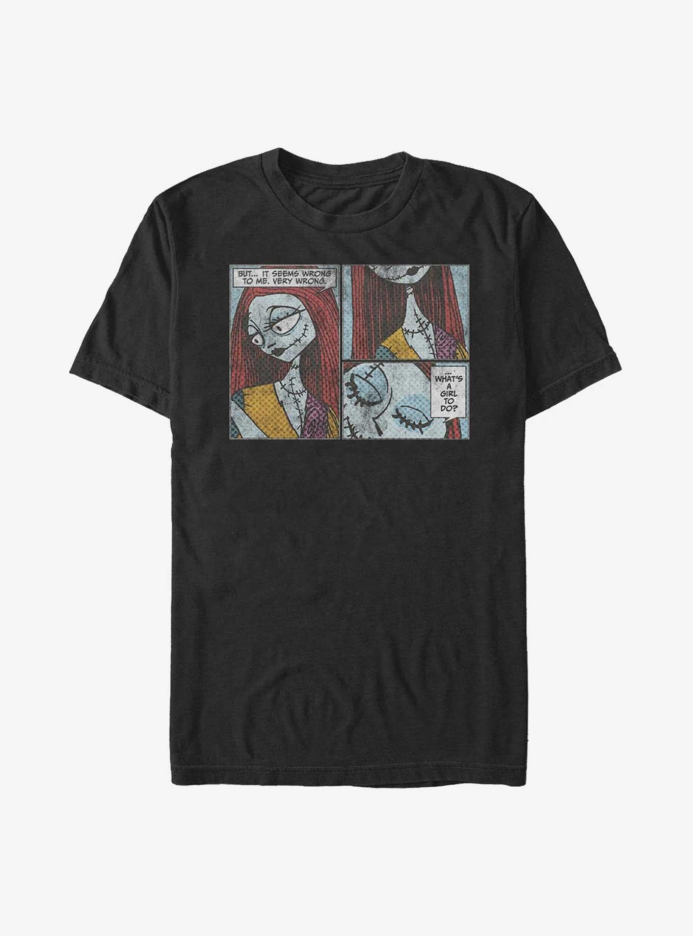 The Nightmare Before Christmas Sally Comic T-Shirt T-Shirt | Exclusive Art Design | Great Gift Idea