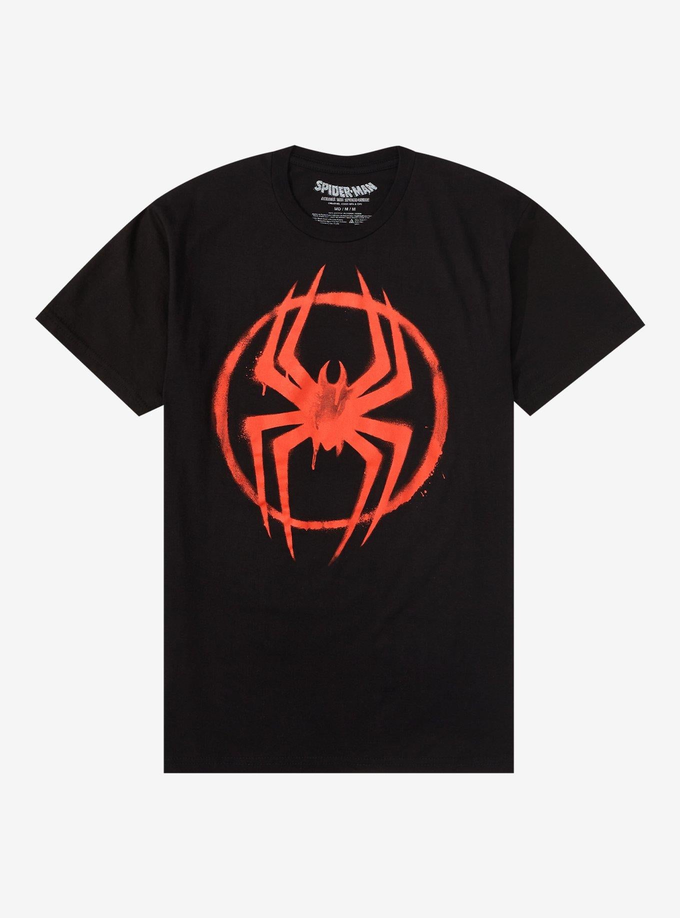 Marvel SpiderMan Across The SpiderVerse Miles Logo TShirt Graphic Tee | Graphic Tee | Unisex Shirt | Top Trending Fashion