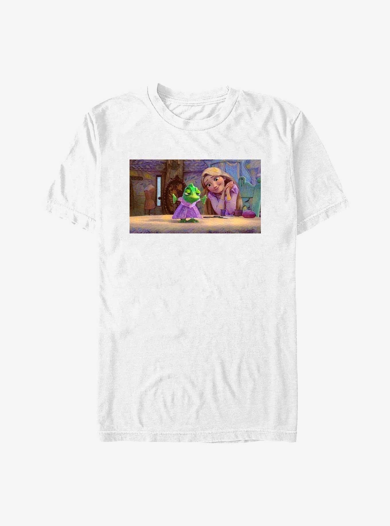Disney Tangled Pascal Rapunzel Art Mood T Shirt T Shirt Comfort Fit Workout Ready