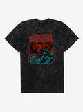 Dungeons Dragons Red Dragon Battle Mineral Wash T-Shirt | Premium Unisex T-Shirt, Trending Graphic Tee