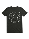 Black Cats In a Black Shirt T Shirt T Shirt Gym Lifestyle Workout Ready