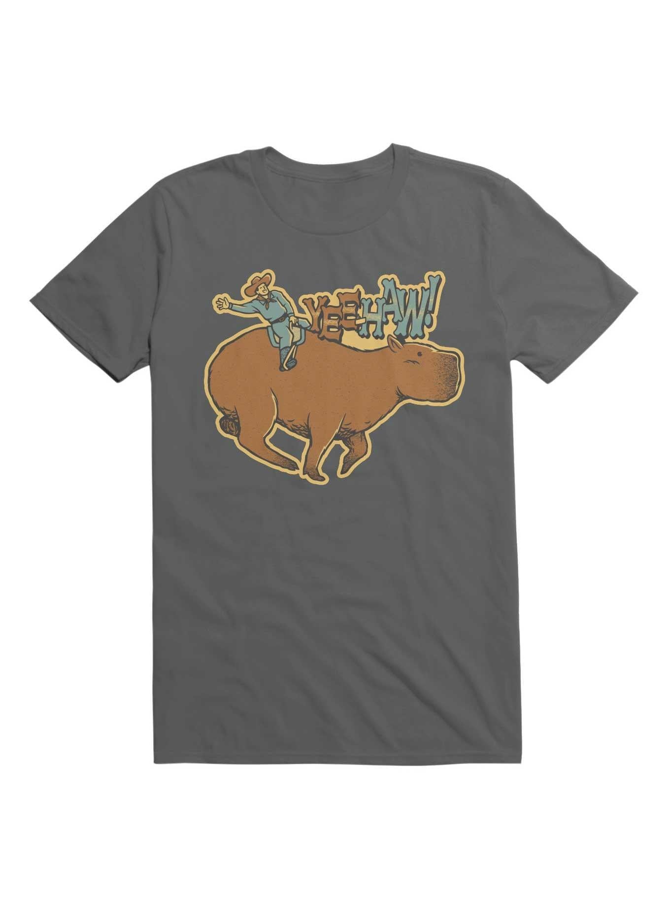 Capybara Cowboy Yee Haw T Shirt T Shirt Trending US