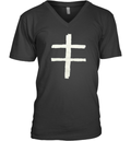 Burn The System V Neck T Shirt