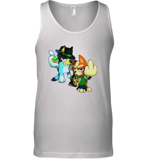 Bingo And Bluey Gangster Tank Top
