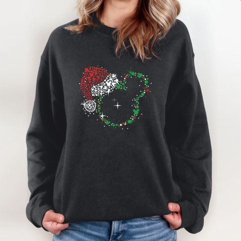 Disney Mickey Santa Christmas Sweatshirt