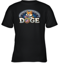 Doge Crypto Meme Department Of Government Efficiency Youth T Shirt