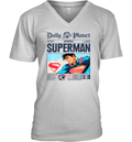 Daily Planet Superman V Neck T Shirt
