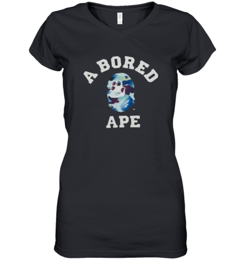 Bape X Bayc Concept Women039S V Neck T Shirt