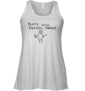 Buffy Will Patrol Tonight The Vampire Slayer Racerback Tank