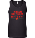 Derik Queen I039M From Baltimore That039S Why Tank Top