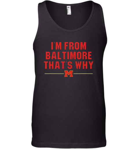 Derik Queen I039M From Baltimore That039S Why Tank Top
