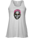 Dennis Rodman The Worm Face Racerback Tank