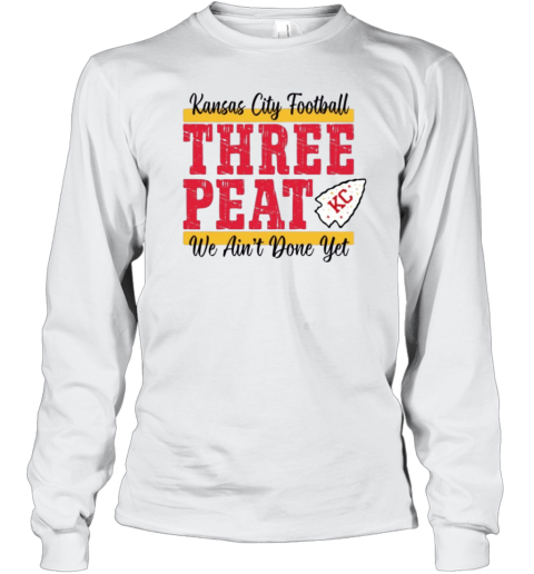 Chiefs Three Peat Long Sleeve T Shirt